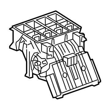 GM 95920157 A/C & Heater Case 95920157 GM A/C & Heater Case Illustration 1 of 1