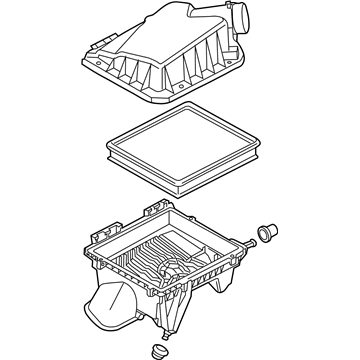 Chevy Malibu Limited Air Filter Box - 23208325