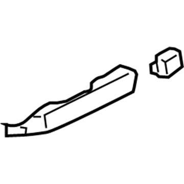 Cadillac STS Exterior Door Handle - 25864476