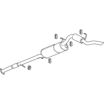 Chevy 85608048 Muffler & Pipe Assembly