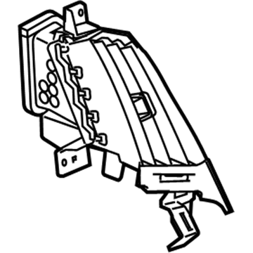 GM 23200899 Air Outlet, Driver Side 23200899 GM Air Outlet, Driver Side Illustration 1 of 1