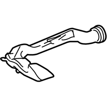 GM 22834615 Defroster Duct, Driver Side 22834615 GM Defroster Duct, Driver Side Illustration 1 of 1