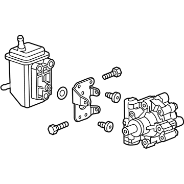 GM 13576846 Power Steering Pump 13576846 GM Power Steering Pump Illustration 1 of 1