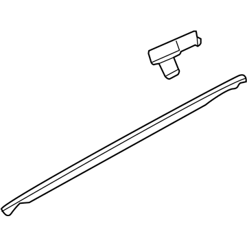 GM 92277514 Belt Molding 92277514 GM Belt Molding Illustration 1 of 1
