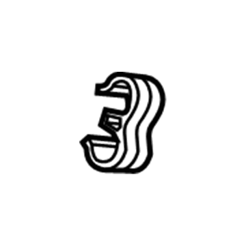 20896064 GM Inlet Hose Bracket Illustration 1 of 1