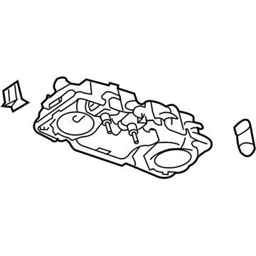 Buick 15927716 Reading Lamp Assembly