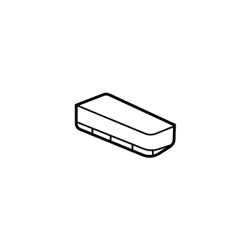 84276467 GM Compartment Insert, Jet Black Illustration 1 of 1