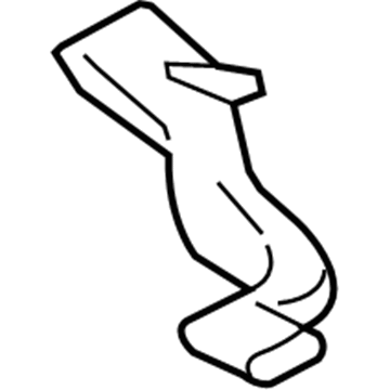 GM 22619821 Floor Duct, Driver Side 22619821 GM Floor Duct, Driver Side Illustration 1 of 1