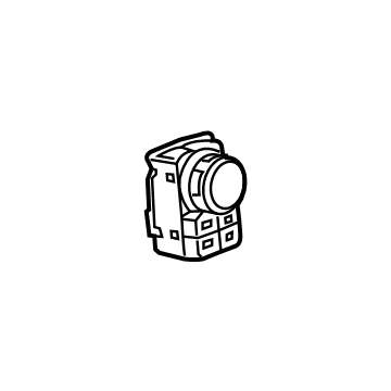 GM 84526532 Select Switch, Jet Black 84526532 GM Select Switch, Jet Black Illustration 1 of 1