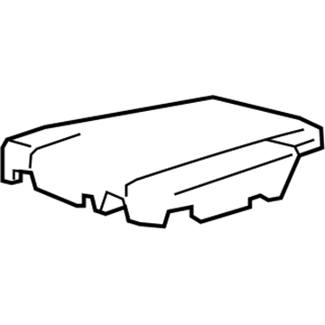 GM 15804536 Seat Cushion Pad, Driver Side 15804536 GM Seat Cushion Pad, Driver Side Illustration 1 of 1