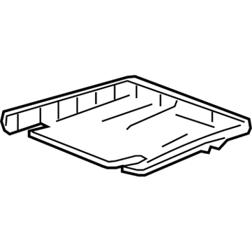 GM 15804463 Lower Trim, Rear 15804463 GM Lower Trim, Rear Illustration 1 of 1