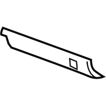 GM 15804458 Front Cover, Rear Passenger Side 15804458 GM Front Cover, Rear Passenger Side Illustration 1 of 1