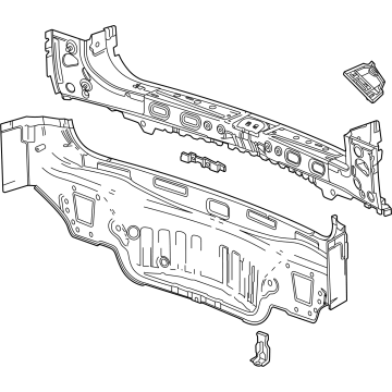 GM 26493633 Panel, Rear End 26493633 GM Panel, Rear End Illustration 1 of 1
