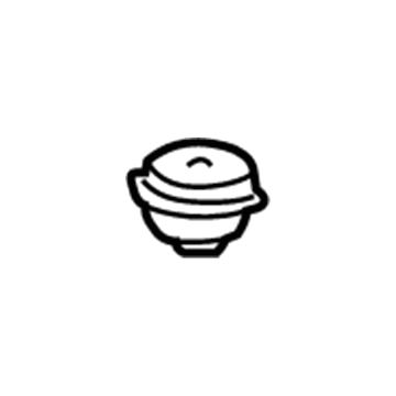 GM 15736218 Radiator Support Cushion, Upper 15736218 GM Radiator Support Cushion, Upper Illustration 1 of 1