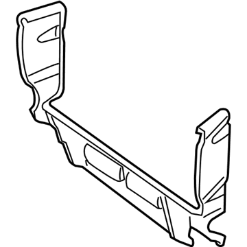 GM 15723161 Air Baffle 15723161 GM Air Baffle Illustration 1 of 1