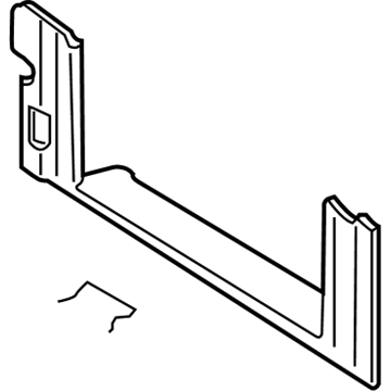 GM 15749195 Air Baffle 15749195 GM Air Baffle Illustration 1 of 1