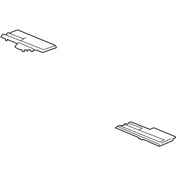 GM 23138060 Track Shield, Titanium, Driver Side 23138060 GM Track Shield, Titanium, Driver Side Illustration 1 of 1