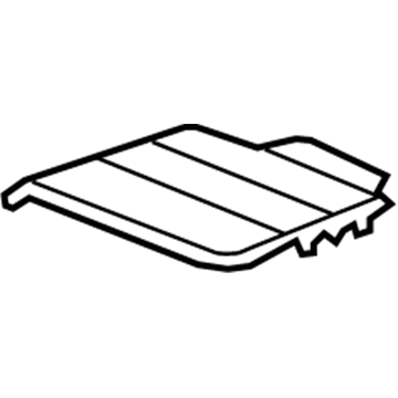 GM 23138066 Track End Cover, Passenger Side 23138066 GM Track End Cover, Passenger Side Illustration 1 of 1