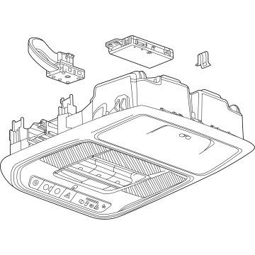 GMC 26498196 Overhead Console