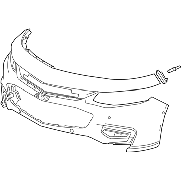 Chevy 84042375 Bumper Cover