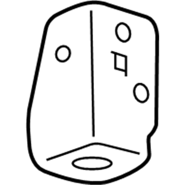 13237560 GM Bracket, Capsule/Headlamp/Fog Lamp Mounting Illustration 1 of 1