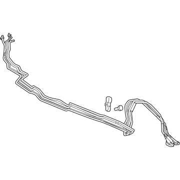 GM 26469876 Tube Assembly-Auxiliary A/C Evaporator Intermediate 26469876 GM Tube Assembly-Auxiliary A/C Evaporator Intermediate Illustration 1 of 1