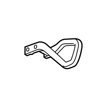 GM 84338711 Tow Hook, Black 84338711 GM Tow Hook, Black Illustration 1 of 1