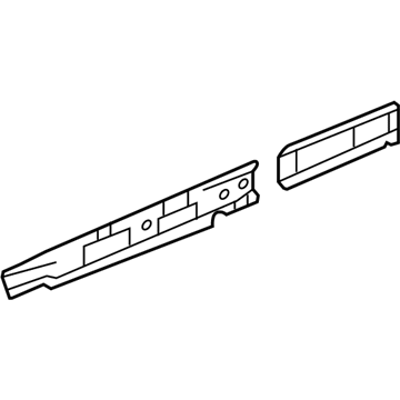 GM 20838098 Inner Rocker, Driver Side 20838098 GM Inner Rocker, Driver Side Illustration 1 of 1