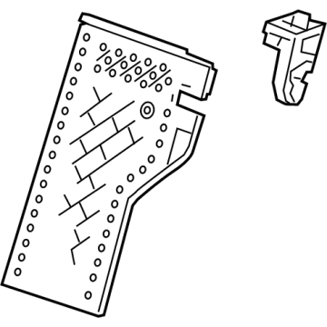 85104774 GM Seat Back Frame, Rear Illustration 1 of 1
