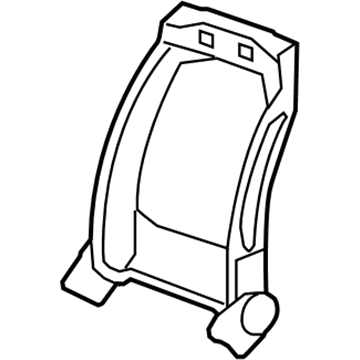 Saturn 25941704 Seat Back Frame