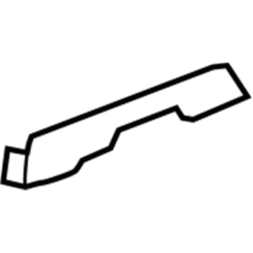 GM 20761316 Side Shield, Driver Side 20761316 GM Side Shield, Driver Side Illustration 1 of 1