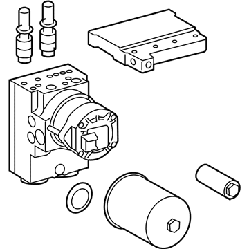 Chevy ABS Pump And Motor Assembly - 25922981