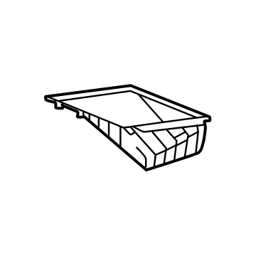 85799291 GM Liner-Front Floor Console Center Compartment *Backen Blackk Illustration 1 of 1