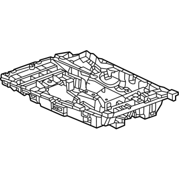 GM 86582426 Bracket Assembly-Front Floor Console *Generic Blacc 86582426 GM Bracket Assembly-Front Floor Console *Generic Blacc Illustration 1 of 1