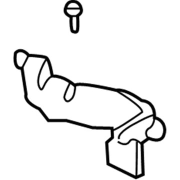GM 25661843 Side Seal, Passenger Side 25661843 GM Side Seal, Passenger Side Illustration 1 of 1