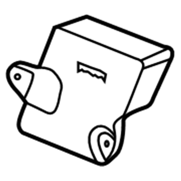 GM 15220261 Energy Absorber, Inner Passenger Side 15220261 GM Energy Absorber, Inner Passenger Side Illustration 1 of 1