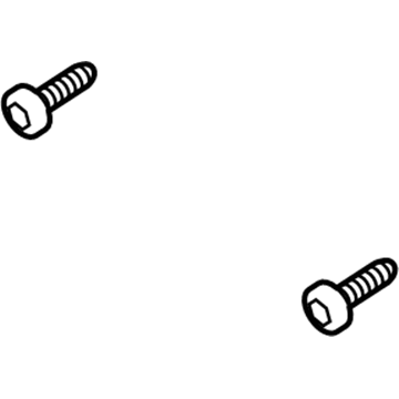 GM 11589014 Bumper Cover Screw 11589014 GM Bumper Cover Screw Illustration 1 of 1