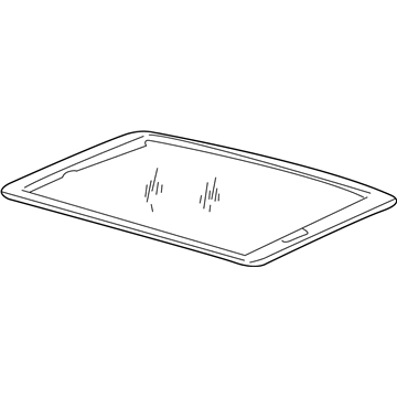 Chevy 15008766 Sunroof Glass