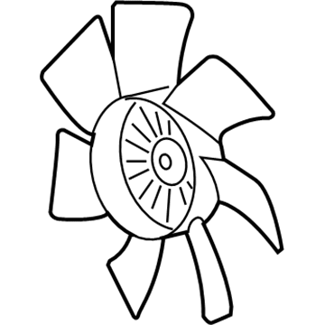 Cadillac 89022529 Cooling Fan