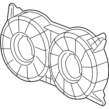 Cadillac 89022527 Fan Shroud