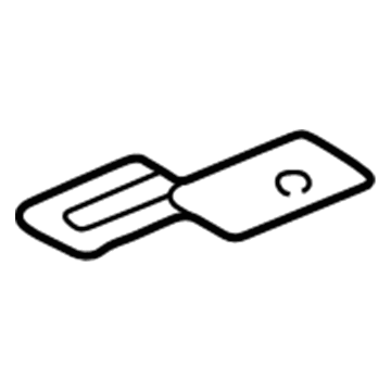 GM 22650106 Solenoid Valve Bracket 22650106 GM Solenoid Valve Bracket Illustration 1 of 1