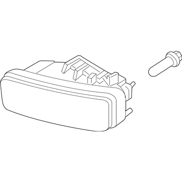 GM 96540260 Fog Lamp 96540260 GM Fog Lamp Illustration 1 of 1
