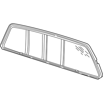 Chevy 12340485 Back Glass