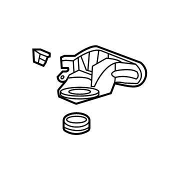 GM 42562828 Upper Bracket, Passenger Side 42562828 GM Upper Bracket, Passenger Side Illustration 1 of 1
