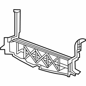GM 60003701 Lower Baffle 60003701 GM Lower Baffle Illustration 1 of 1
