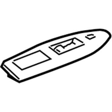 15245107 GM Switch Bezel, Passenger Side Illustration 1 of 1