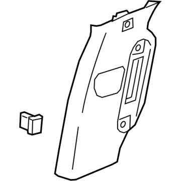 Chevy 86515233 Upper Center Pillar Trim