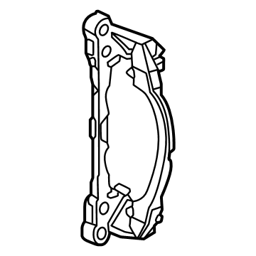 GMC Hummer EV SUV Brake Caliper Bracket - 86779266