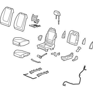 Chevy 25875602 Seat Assembly