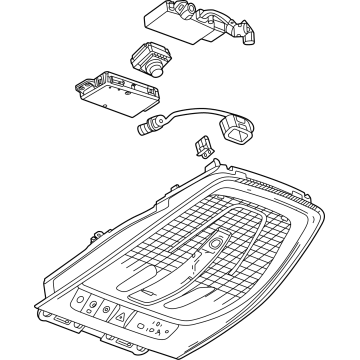 Cadillac 85064653 Overhead Console